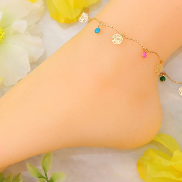 Minimalist Anklet, Sleek & Modern Design, Women’s Fashion, YC110151-A - Picture 4 of 10